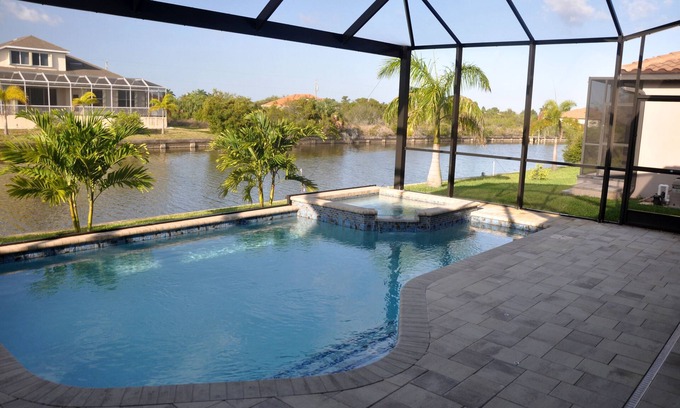 South Gulf Cove Casa | Azure Chateau - Frente al agua, piscina climatizada con exposición sur / spa - South Gulf Cove