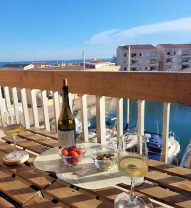 Frontignan Apartamento | Béréa - Les Cormorans - Vue port et mer