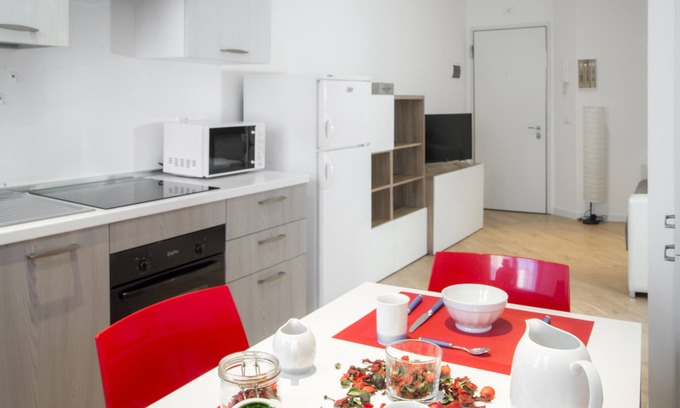 Trento Apartamento | B & B Apartamento 4 lugares a través de Gocciadoro 26 con aire acondicionado