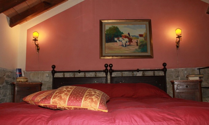 Pontremoli Cama Y Desayuno | B&B Eremo Gioioso - habitación Il Castagno