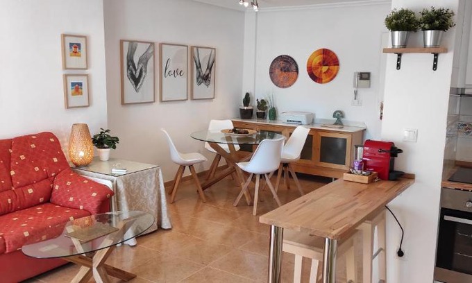 Playa de Vera Apartamento | Bahía de Vera - Apartamento Naturista con 3 piscinas junto a playa