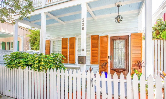 Historic Seaport Casa | Bahari House | Key West Home w/Balcony, & Steps to Ocean & Bars