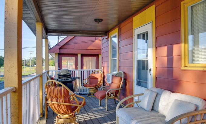 Mayville Condominio | Balcony + Scenic Views: Chautauqua Lake Retreat