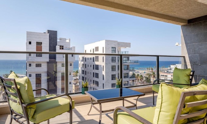 Nahariya Apartamento | Balfour sea view city center