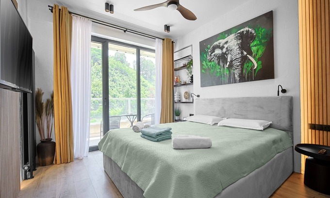 Tsikhisdziri Apartamento | Bali Vibes in Georgia,Premium Studio with Forest View & Beach Access
