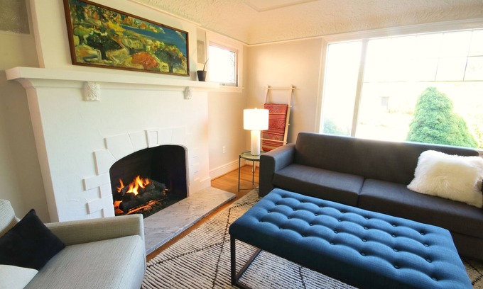 Whittier Heights Casa | Ballard Brick Tudor A/C Dog-Friendly