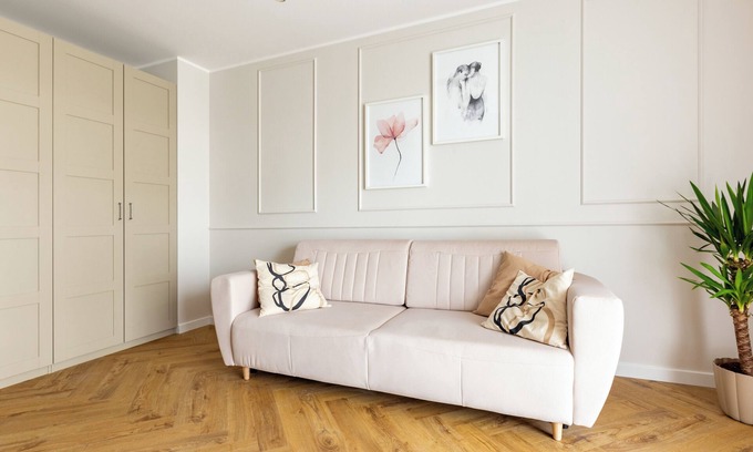 Siedlce Apartamento | Baltic White Pearl Studio with Garden