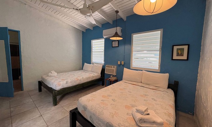 Esperanza Complejo | Bananas Vieques Guesthouse Room 12/Vibrant Area/Private/Steps to the beach