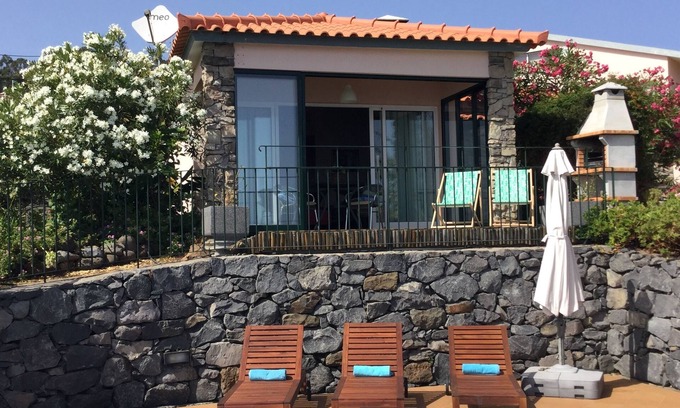 Calheta Cabaña | Cabañas de Lujo Banda do Sol - espectacular vista, piscina y terraza privada