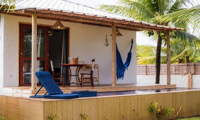 Japaratinga Chalet De Esquí | Bangalô com piscina - Japaratinga