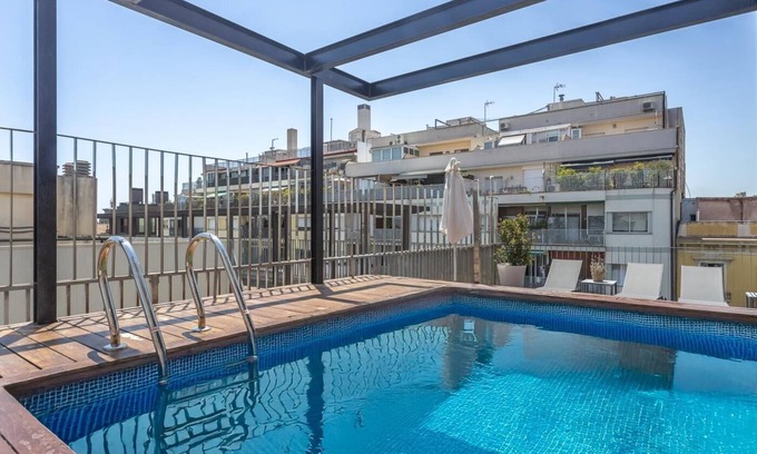 el Fort Pienc Apartamento | Barcelona Barrio Gótico Piscina Apartamento para 8