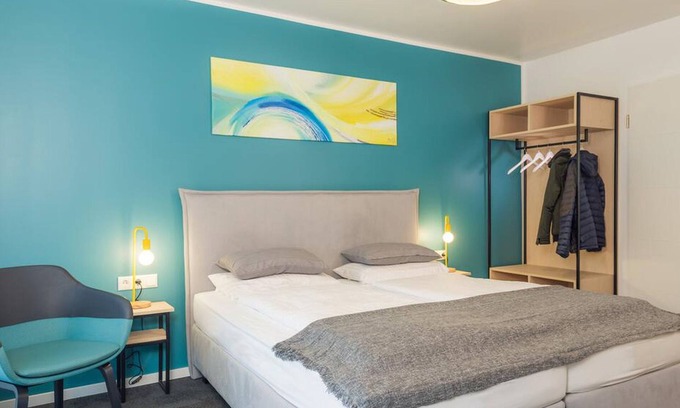 Guckinsdorf Apartamento | Barrier-free double room with large bathroom and balcony, 29sqm