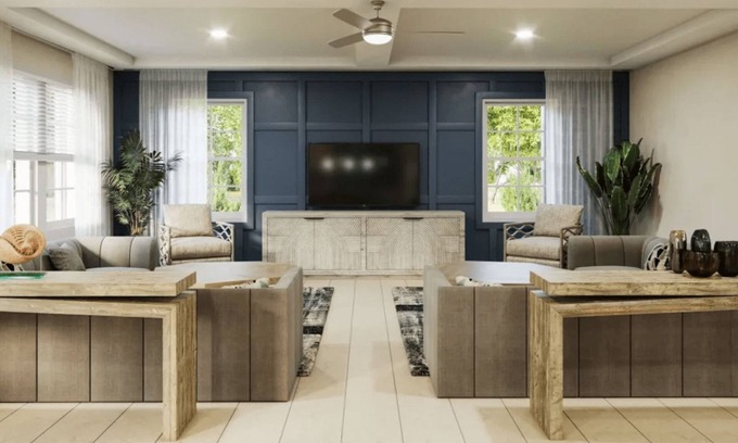 Newberry Apartamento | Vanguard 2BD 2 - Dos Habitaciones Piso, Capacidad 4