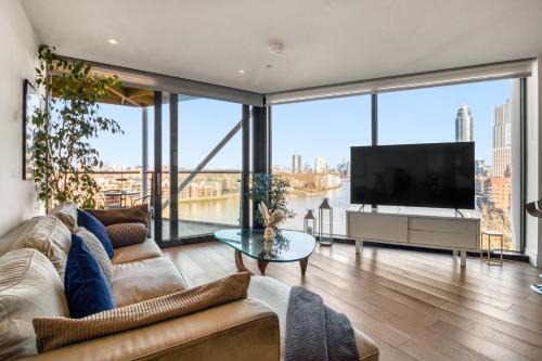 Nine Elms Apartamento | Battersea Power Station 2BR 2BA River View