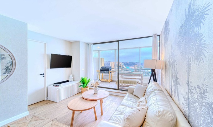 Algarrobo Condominio | Bay Dream 2B W/Wifi, Grill & View.