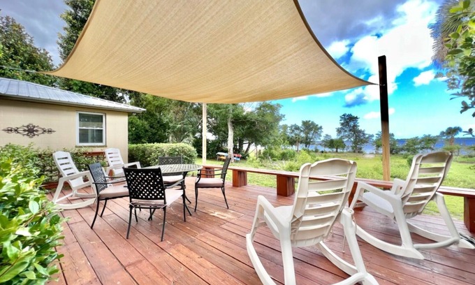 Bay VIew Addition Casa | Bay Front Home W / Private Bch en el barrio histórico. Familia / mascotas