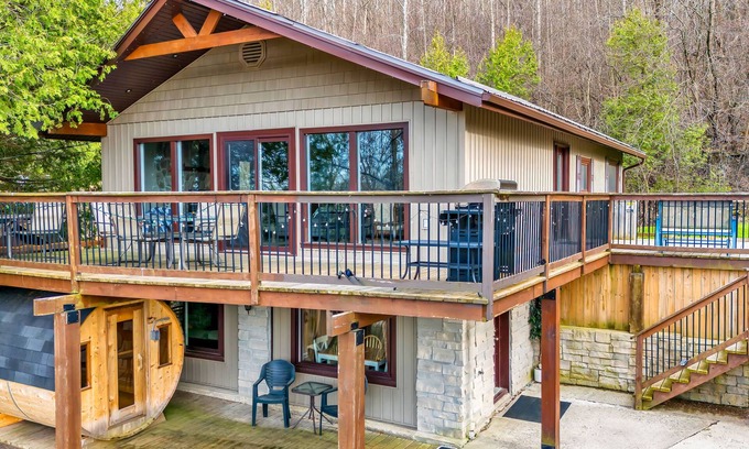 Meaford Chalet De Esquí | Bay Mount Chalet with Sauna