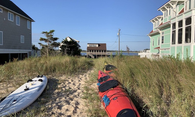 Prime Hook Beach Casa | Bayside Home with Waterviews & Direct Beach Access