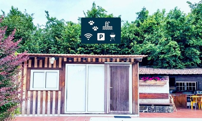 Satao Cabaña | Barbacoa | Aparcamiento | MyStay