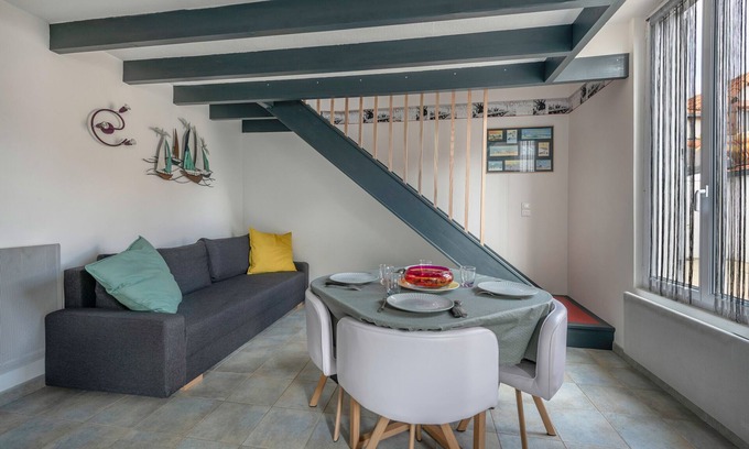 La Bernerie-en-Retz Casa | Playa a 200 m, casa adosada para 4