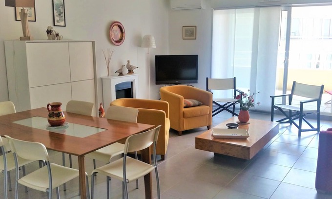 Palavas-les-Flots Apartamento | 20m playa, vistas al mar, hermoso apartamento nuevo, 3ª ascensor privado
