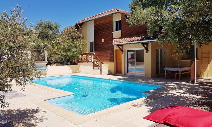 Messanges Casa | Casa con piscina tranquila - Playa a pie / en bicicleta - Surf & Golf Paradise