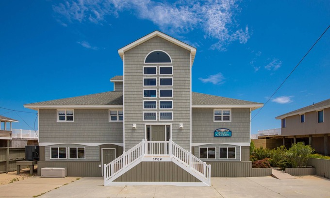 Sandbridge Casa | Beach Cabana-POOL, HOT TUB, Oceanfront Sleeps 24!