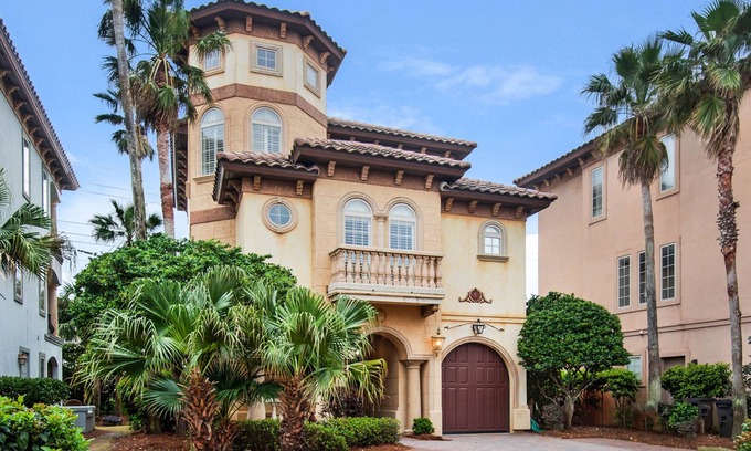 St. Tropez Casa | ☼3BR Luxury Villa Tuscana☼ OPEN 10 a 13 de mayo $ 1271! Vistas del Golfo - A través de la playa