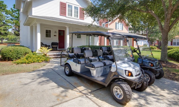 Laurel Grove Casa | Encantadora casa de campo Sandestin con 2 carritos de golf! Cerca de la piscina, el tranvía de la playa, capacidad para 12.