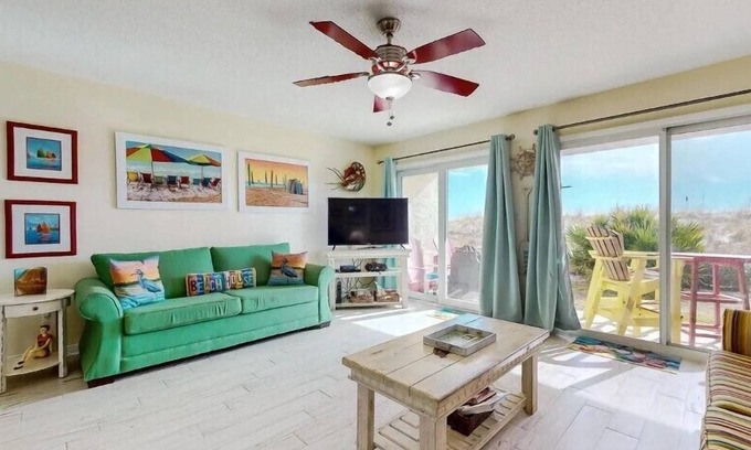 Fort Walton Beach Condominio | 🌊Beach FRONT-Okaloosa Island-Pool-Island Sands 102☀️