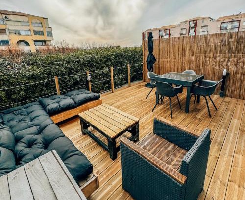 Frontignan Apartamento | BEACH HOUSE 100M PLAGE, SUR LE PORT.