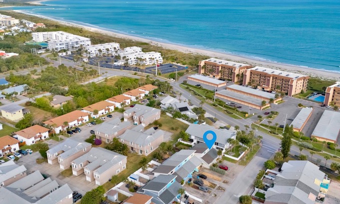 Port Canaveral Casa | Beach House 2-bedroom townhome directly across from the beach!