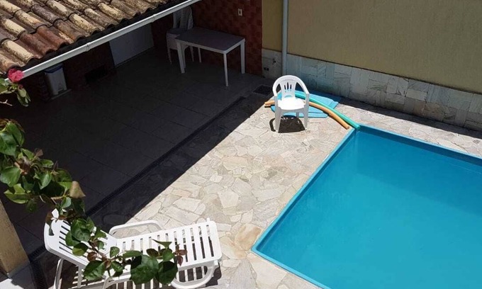 Jardim Remanso Casa | Beach house: 5 bedrooms, swimming pool, barbecue, billiards. Excellent location.