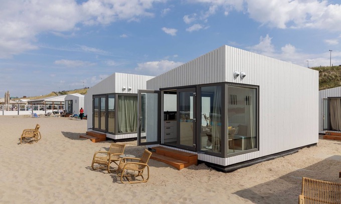 Zandvoort Chalet De Esquí | Casa de Playa en Zandvoort con Vista al Mar