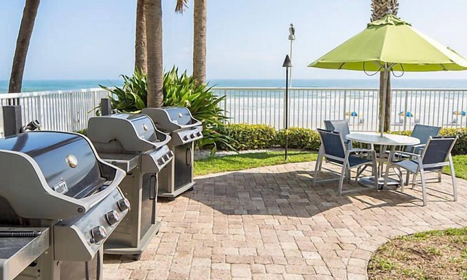 Daytona Beach Shores Complejo | Resort de playa con acceso directo a la playa privada con piscina frente al mar y jacuzzi