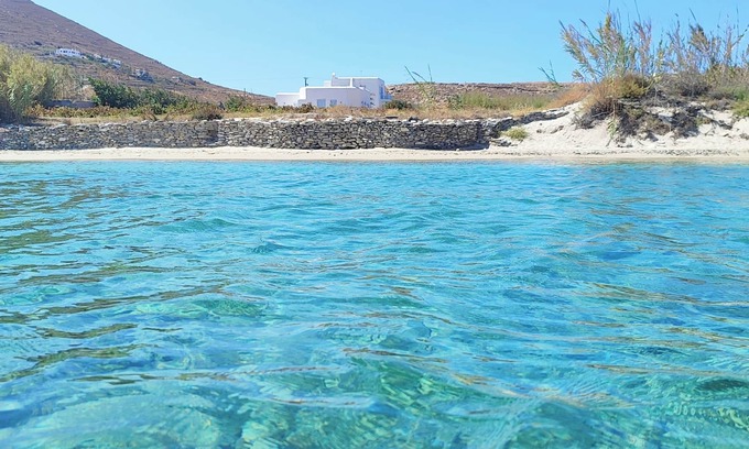 Paros Villa | Frente a la playa-3 habitaciones-Paros- Tranquilo-Idílico-Rural-Tradicional-Cerca de Naoussa