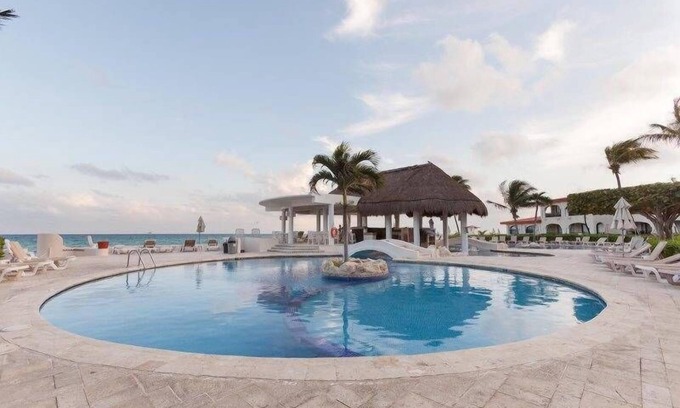 Playacar Condominio | Beachfront Condo in Playacar Stunning Ocean Views 7109
