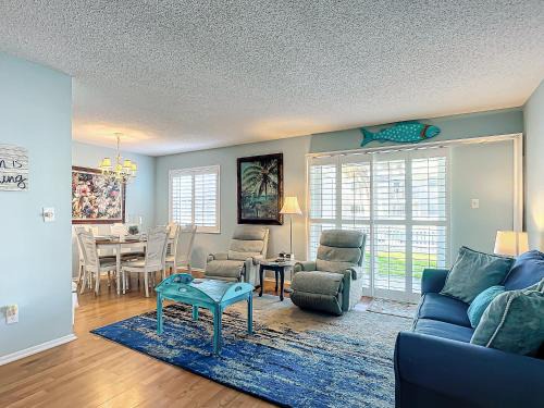 New Smyrna Beach Casa | Beachfront Condo at Colony Beach Club - Ocean Views, Pool, Patio, Sleeps 4