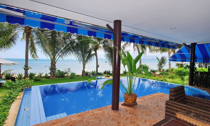 Bang Po Villa | Beachfront Oasis With Private Pool and Jacuzzi on Samui's Bang Por Beach