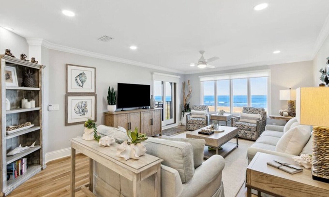 Fernandina Beach Villa | Beachfront Paradise: Your Private Coastal Oasis