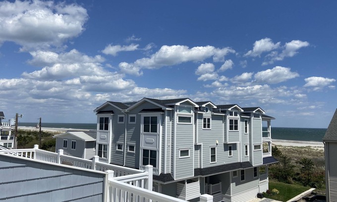 Sea Isle City Casa | Beachfront Paradise: 5BR Upscale Home with Multiple Decks and Ocean Views