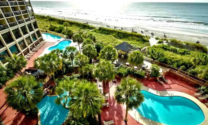 Briarcliffe Acres Condominio | Beachfront Resort Condo w/Lazy River & Pools.