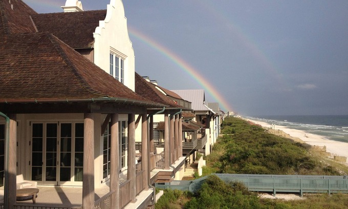 Rosemary Beach Casa | Gulf Front House, justo en Rosemary Beach, a poca distancia de la playa de Aly