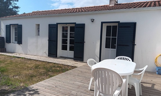 La Faute-sur-Mer Casa | Casa tranquila con acceso directo a playa, jardín privado, ideal para 4 personas, en La Faute-sur-Mer