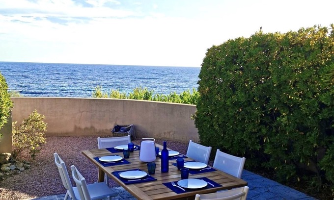 Sausset-les-Pins Casa | Villa frente al mar, terraza y aire acondicionado, 5 min de playa.