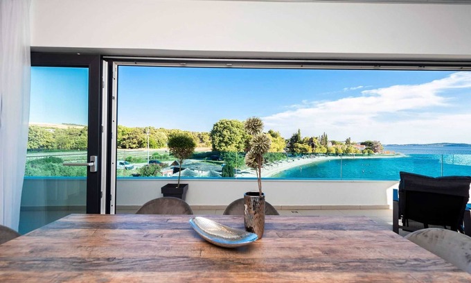 Bibinje Apartamento | Ático frente al mar Villa Fresca (F4) 6+1 huéspedes