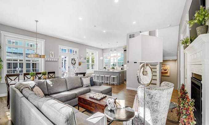 Michigan City Casa | Beachwalk Set Sail! Luxury Home Open Floor Concept Large Outdoor Area