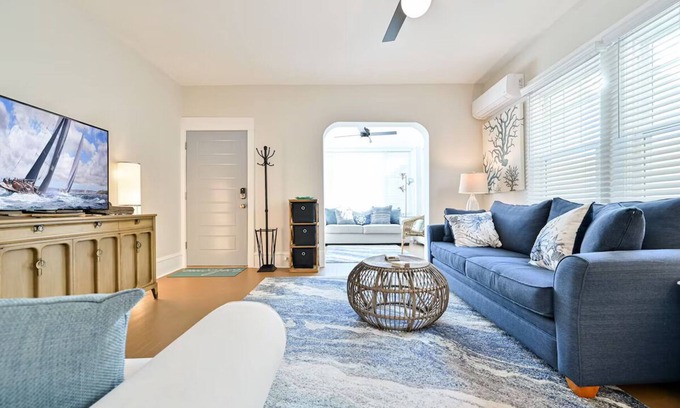 Margate City Casa | Beachy 3-bedroom house with WiFi and AC in walkable Margate