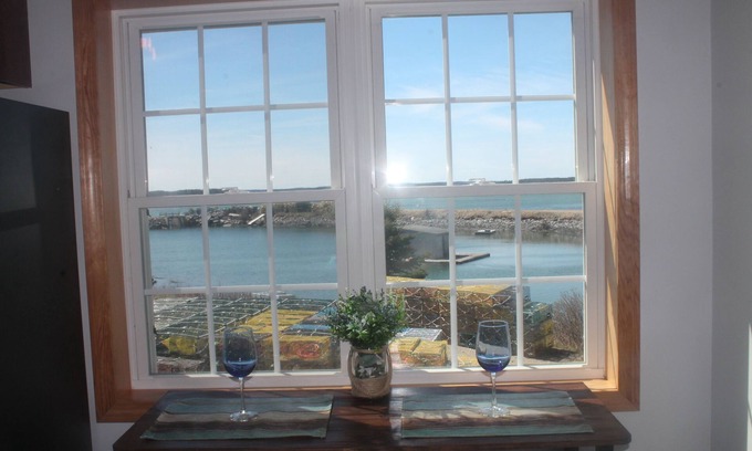 Washington County Apartamento | Beals, ME unique ocean spot, beautiful sunsets, lobster boats, lobster pound