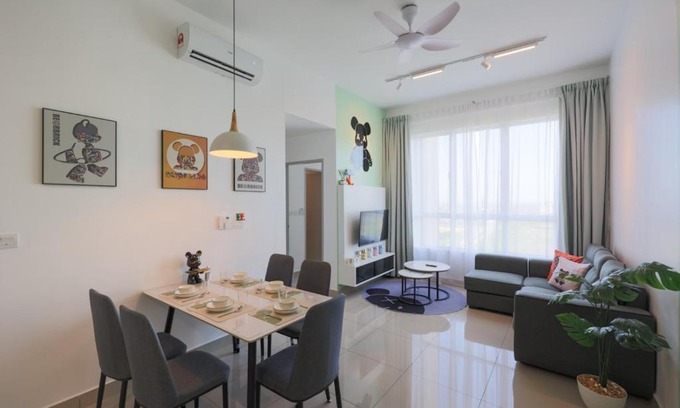 Malacca City Apartamento | Bear Paw Retreat Cityview Apartment Amber Cove